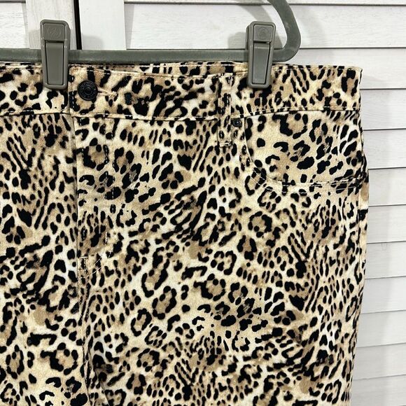 Chico's Jeans Size 4 (20) Cheetah Ankle Slim Leg NWOT - Picture 5 of 15